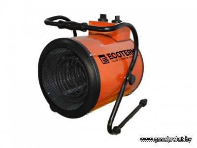 Нагреватель воздуха электр. Ecoterm EHR-09/3B, пушка, 9 кВт., 380В